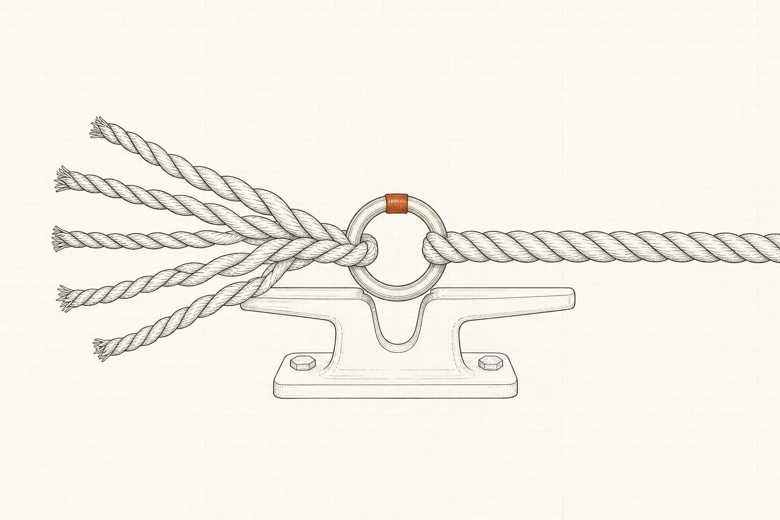 The rewrite may loosen the knots. It may not add a strand.