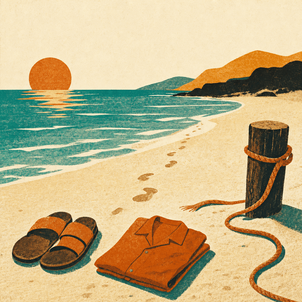 Let go — Whatever kept you on the shore — leave it there.